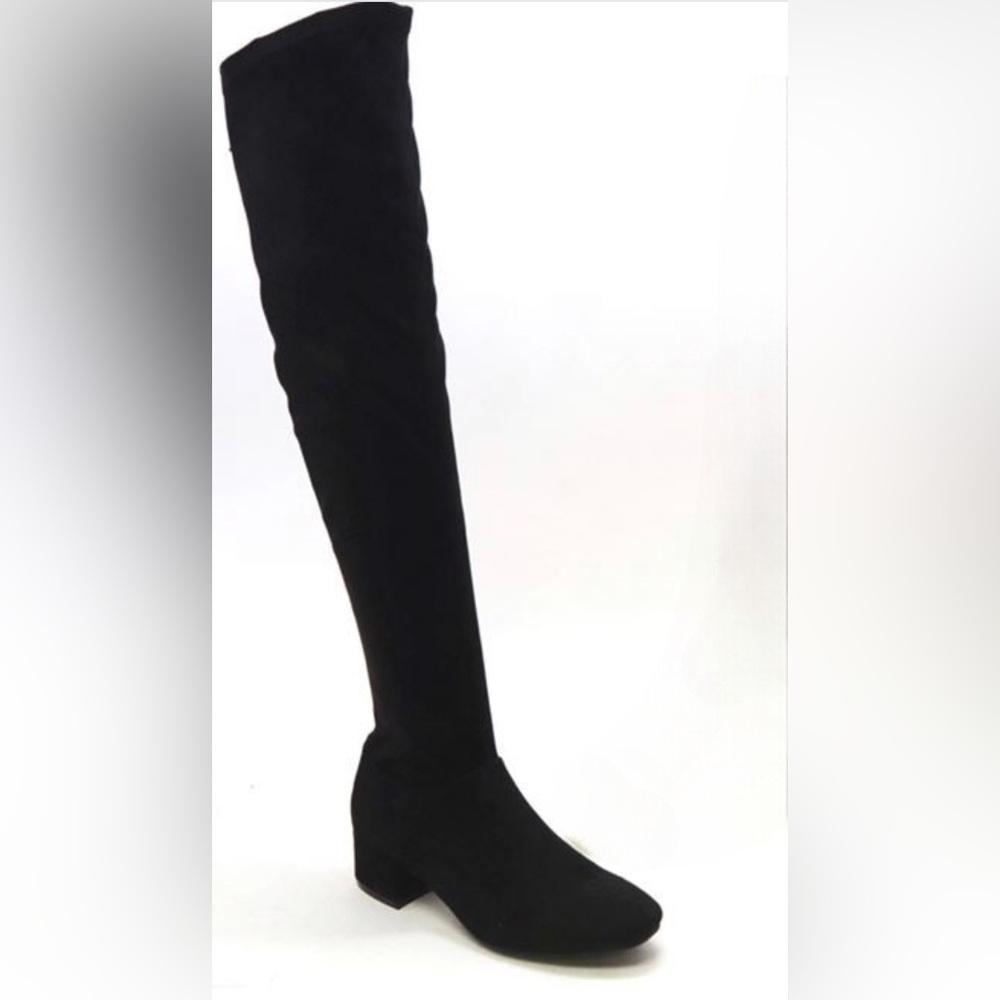 Drawstring Over the Knees Boots